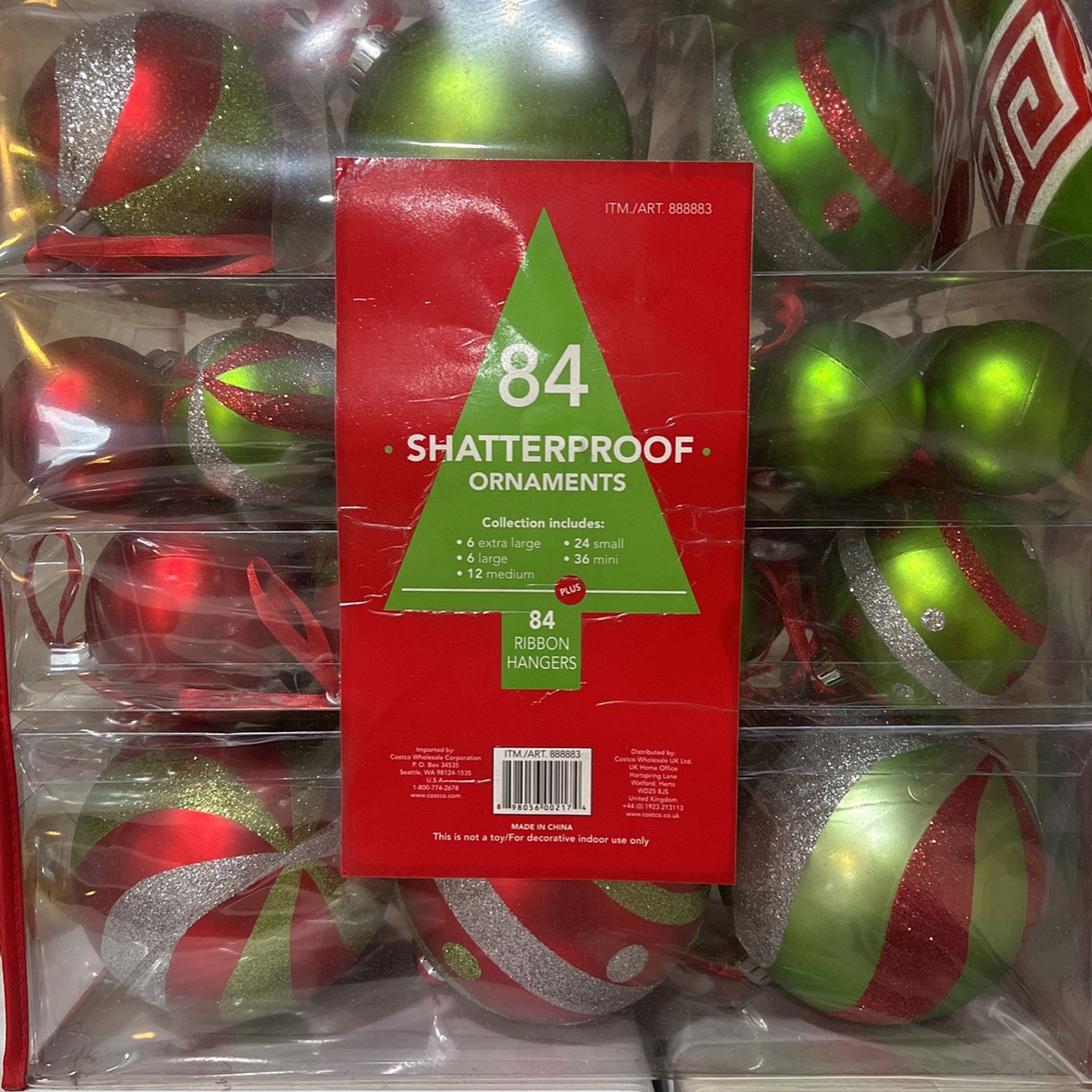 84 Shatterproof Ornaments