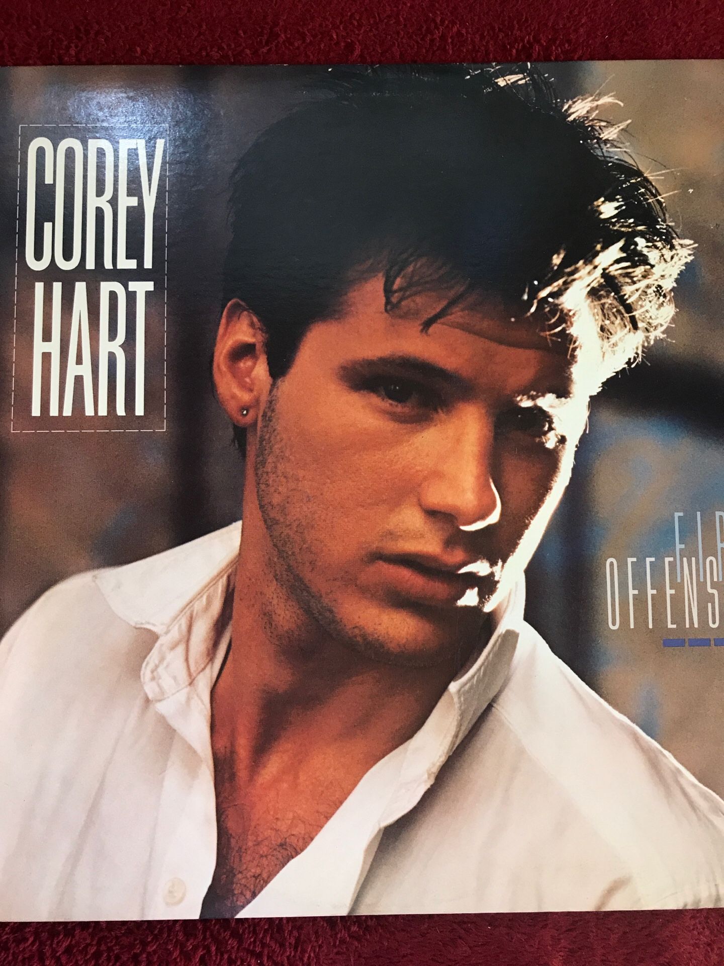 Corey Hart First Offense Vinyl LP Record 1983 VG+, VG+ ST-17117 EMI America ( Sunglasses at Night)