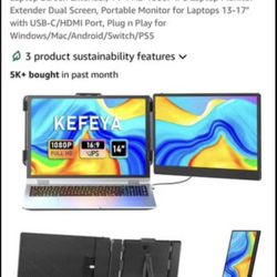 Travel Laptop Monitor 