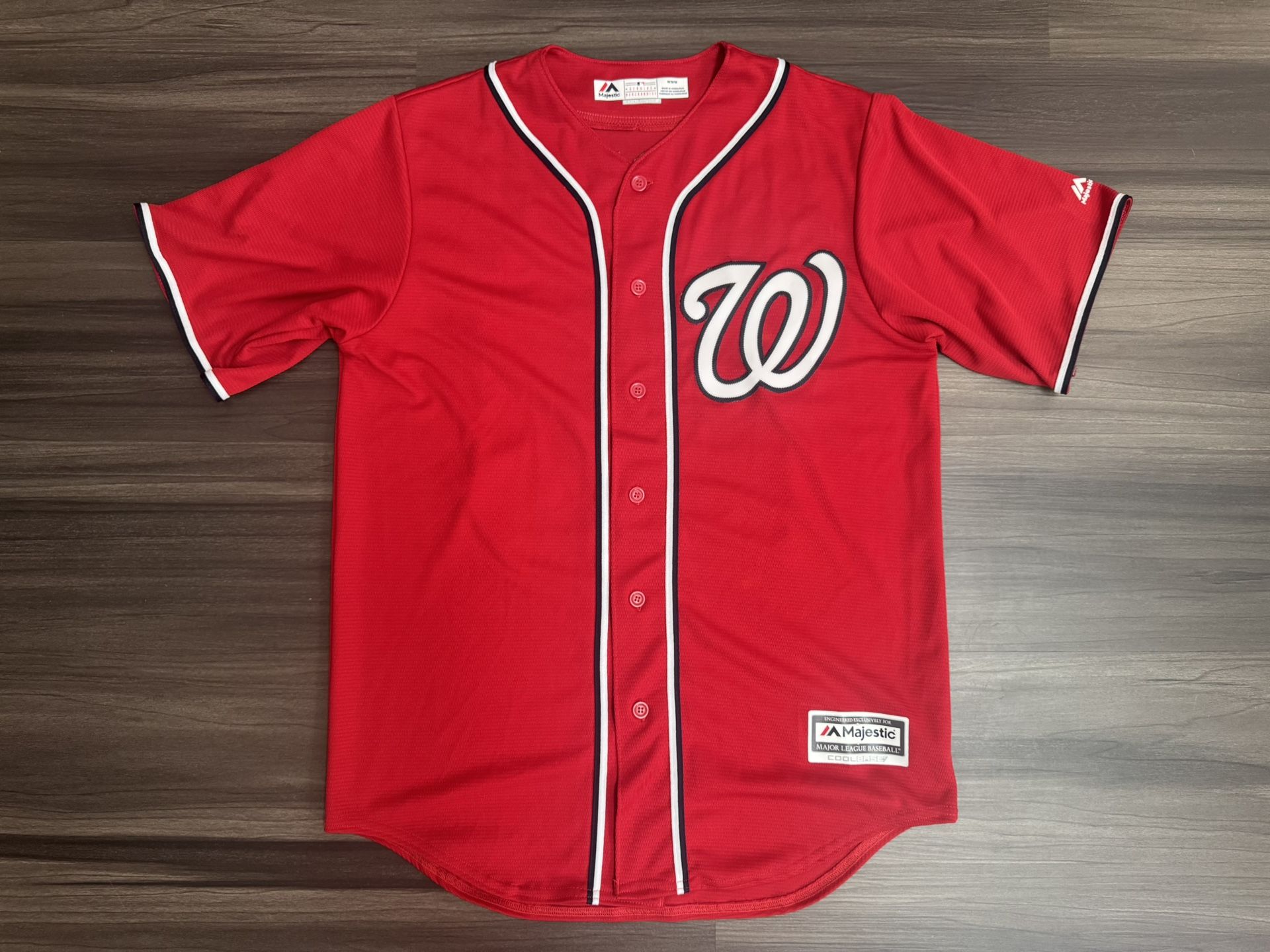 Majestic Daniel Murphy #20 Washington Nationals MLB Cool Base Jersey Men’s M