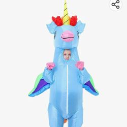 Unisex Child Inflatable Unicorn Costume