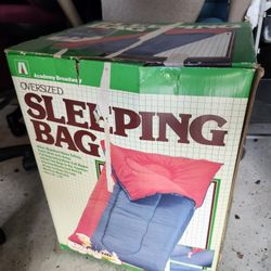 79" Red And Blue Sleeping Bag Camping Sleeping Bag
