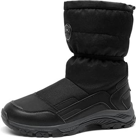 NEW SZ 9.5, 10 Women Insulated Winter Snow Boots Waterproof Faux Fur Lined Slip On Boots
Rubber sole