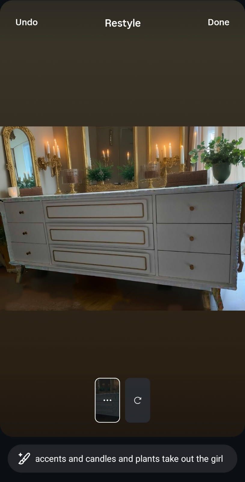 Solid Wood Dresser Mcm
