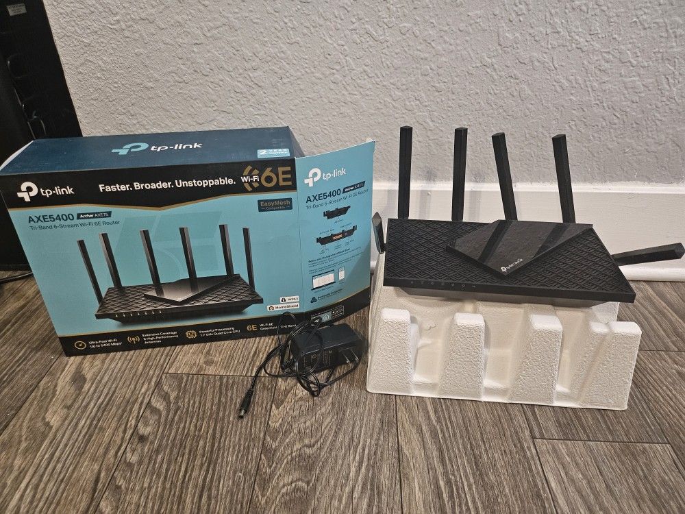 TP-Link Archer Axe5400 Tri-Band WiFi 6E Router