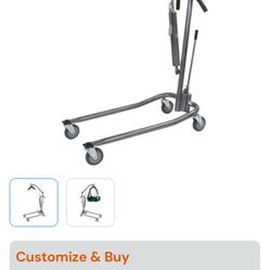 Drive Hydraulic Deluxe Silver Patient Lift