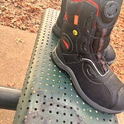 Red Wing Steel  Toe Work Boats