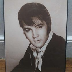 Elvis Presley "The King" Photo Portrait Sealed In Plastic