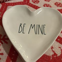 Rae Dunn Valentine’s heart be mine plates for for $15