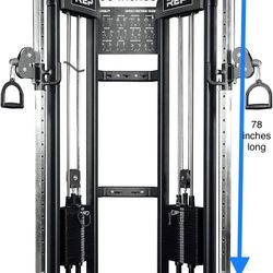 Rep Gym Cable Machine - Real Steel Weights 