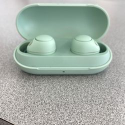 Sony Headphones Mint Green