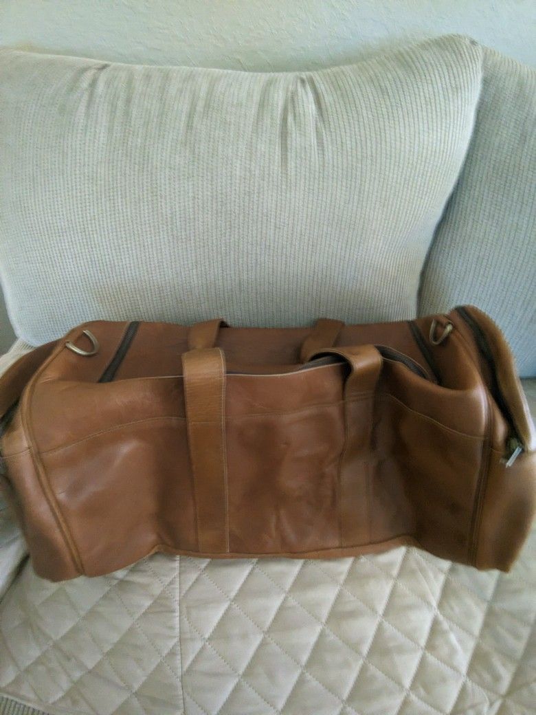 New Genuine Leather Duffel bag