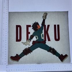 Iron On Heat Transfer  Good For T-shirts Sweaters Jackets T Shirt Design Size Is About 9x10 My Hero Academy  #5