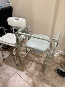 Free shower chair and toilet