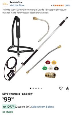 Pressure washer extension