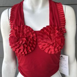 Ruffled Halter Top