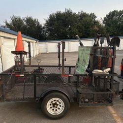 ‼️5’X 8’ Landscaping Trailer /trila Lista Para Llardero