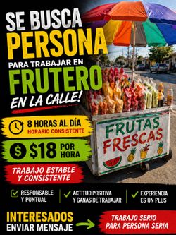 Trabajo de frutero disponible en San Fernando Valley !