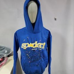Blue spider hoodie
