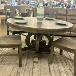 Dining Table With 4 Chairs 