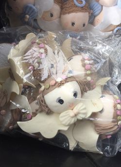 Figuras de migajón para bautismo o baby shower