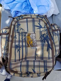 Diaper bag back pack