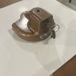 Vintage Master lock No. 34 Trailer Hitch Lock 