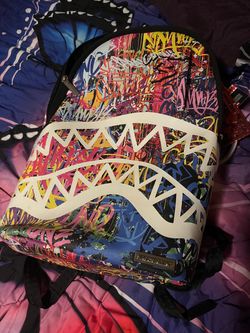 (used) graffiti sprayground bag