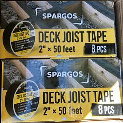 spargos deck joist tape 2" x 50 ft 8 pcs