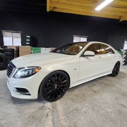 22 INCH NEW WHEELS AMG STYLE FOR MERCEDES BENZ S550 S560 S450 CLS450 CLS550 CL550 CL63 S63 GLE GL WITH NEW TIRES !!!