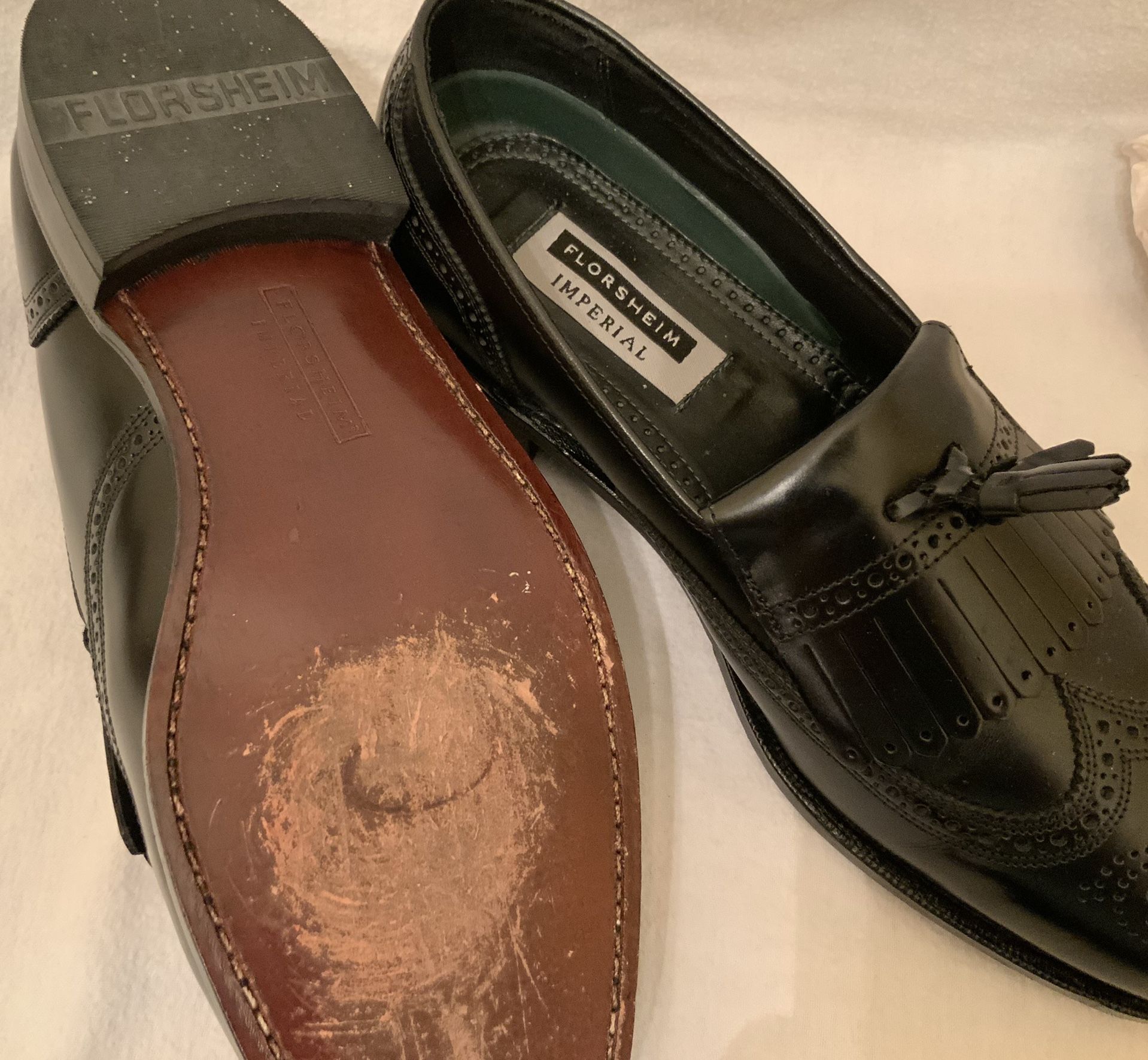 Men’s Florsheim Wingtip Tassel Shoe Size 9 1/2
