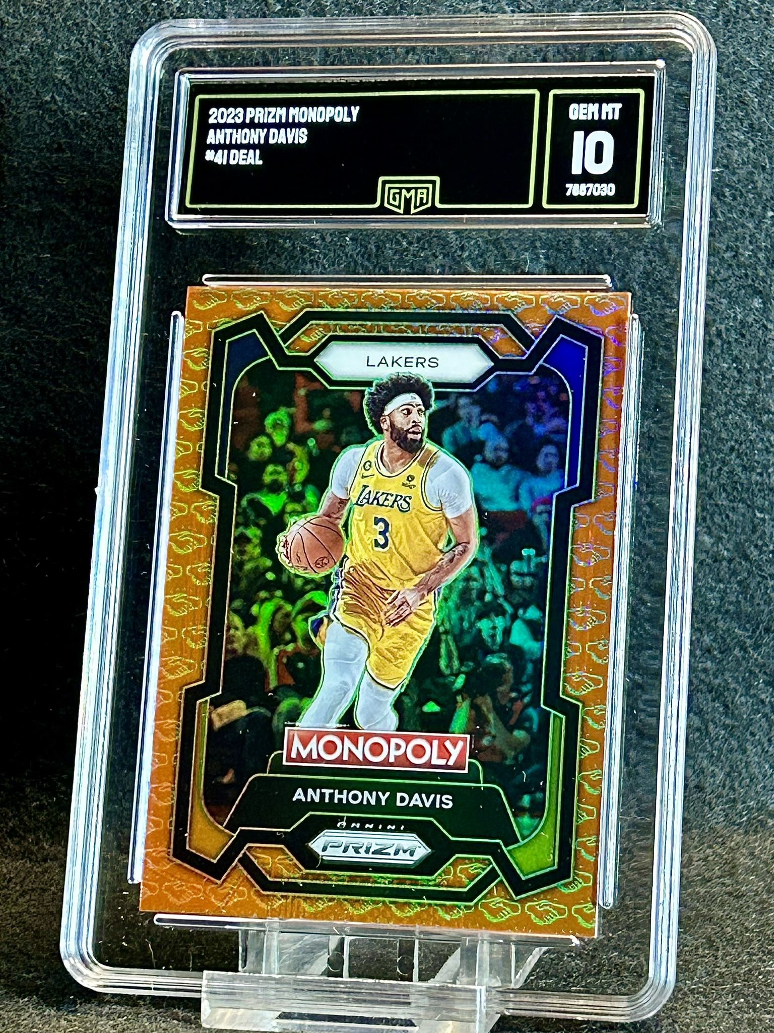 2023 Prizm Monopoly 💥 Anthony Davis 💥 Deal Prizm GMA 10 💎 Mint - Los Angeles Lakers / Dallas Mavericks🤝