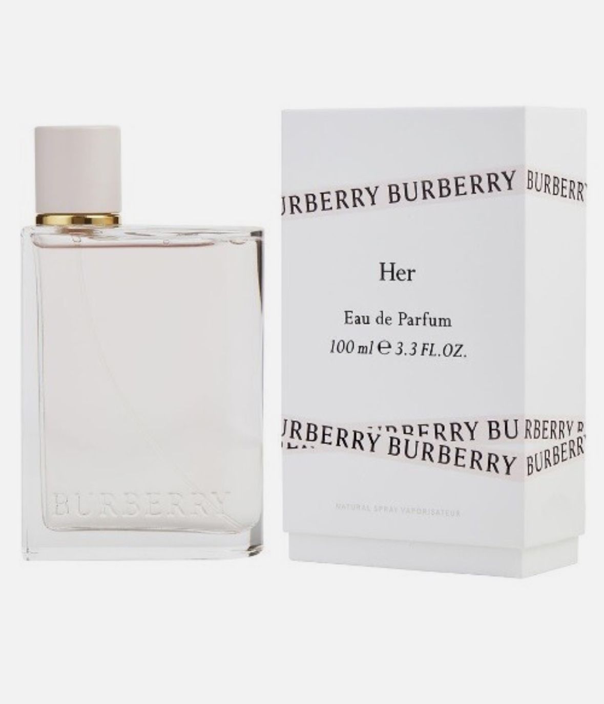 Burberry Her by Burberry 3.3 oz EDP Perfume for Women - New in Box Sealed
