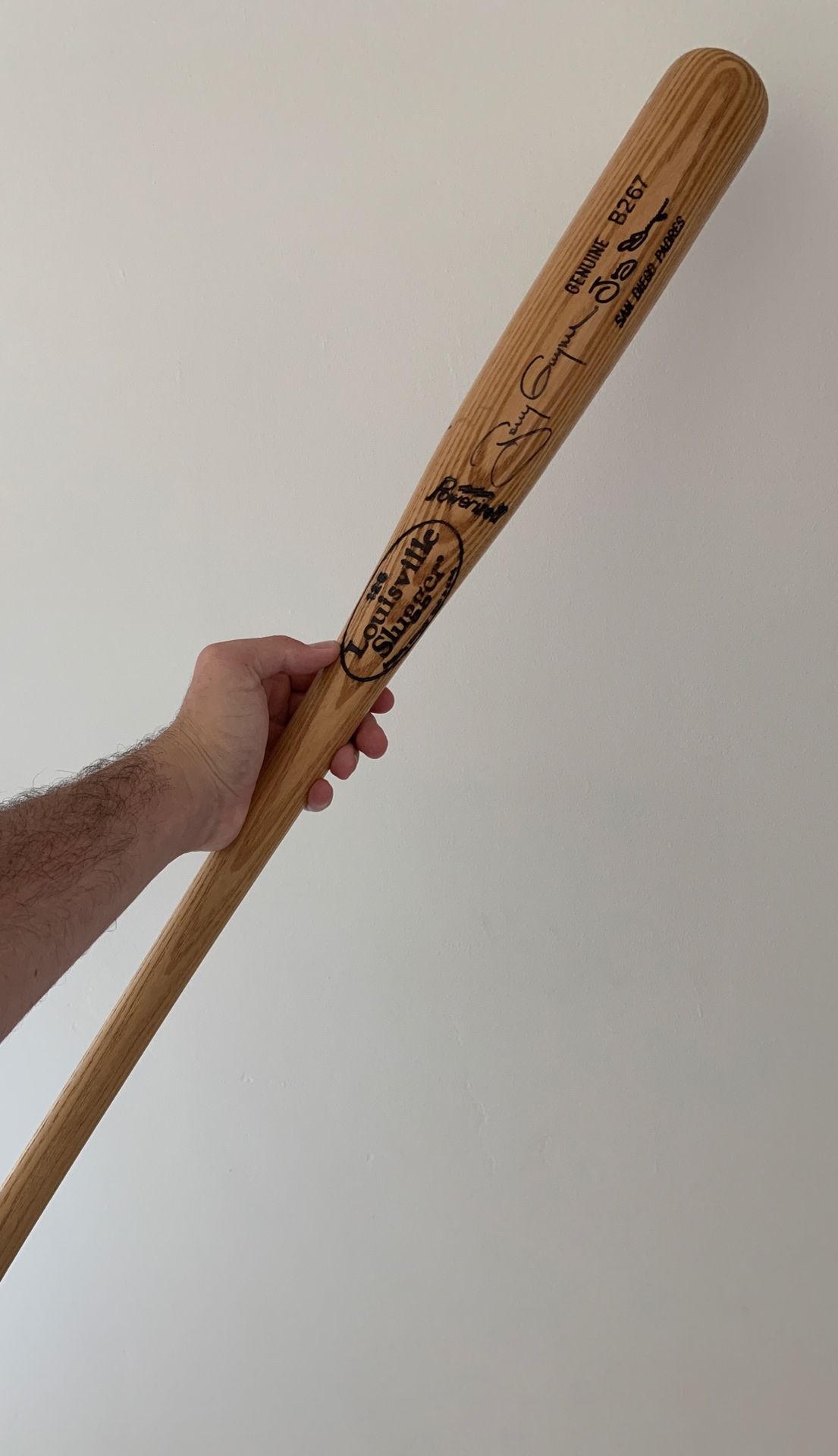 Tony Gwynn Authentic Signed Baseball bat