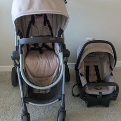 Evenflo Pivot Modular Travel System + LiteMax Infant Car Seat
+ Car Seat and Stroller Covers