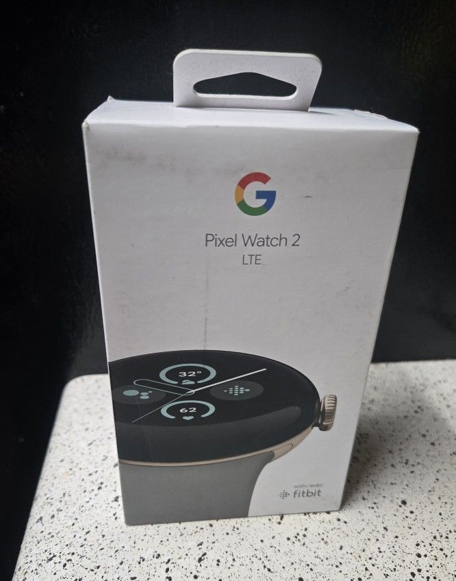 Google - Pixel Watch 2 Champagne Gold Smartwatch with Hazel Active Band Wi-Fi - Champagne Gold