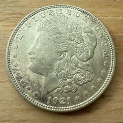 1921 MORGAN SILVER DOLLAR