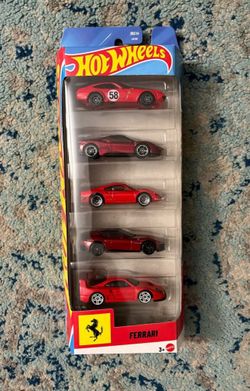 Hot Wheels Ferrari 5 pack