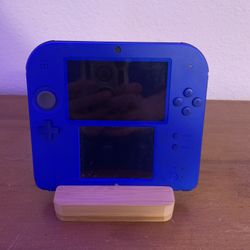 Blue Nintendo 2DS No Stylist Or Charger Just The Console