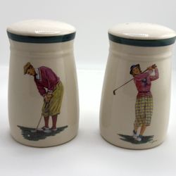 Anglers Expressions Golfers Salt/Pepper Shakers