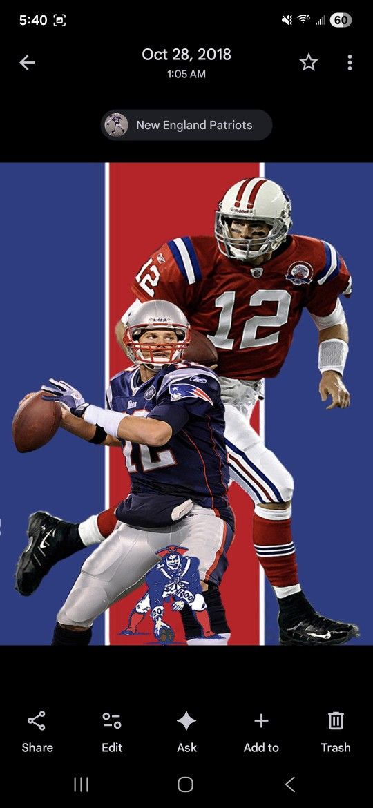New England Patriots Tom Brady Photo