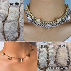 New butterflies necklace