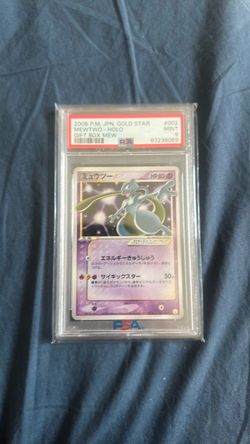 PSA 9 Mewtwo Gold Star Holo Japanese Pokemon Card