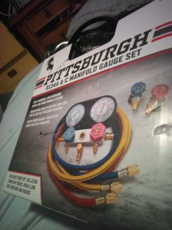 Pittsburgh R134A A/C Manifold gauge set
