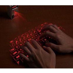 Bluetooth Wireless Laser Projection Virtual Keyboard Portable Full-Size Keypad