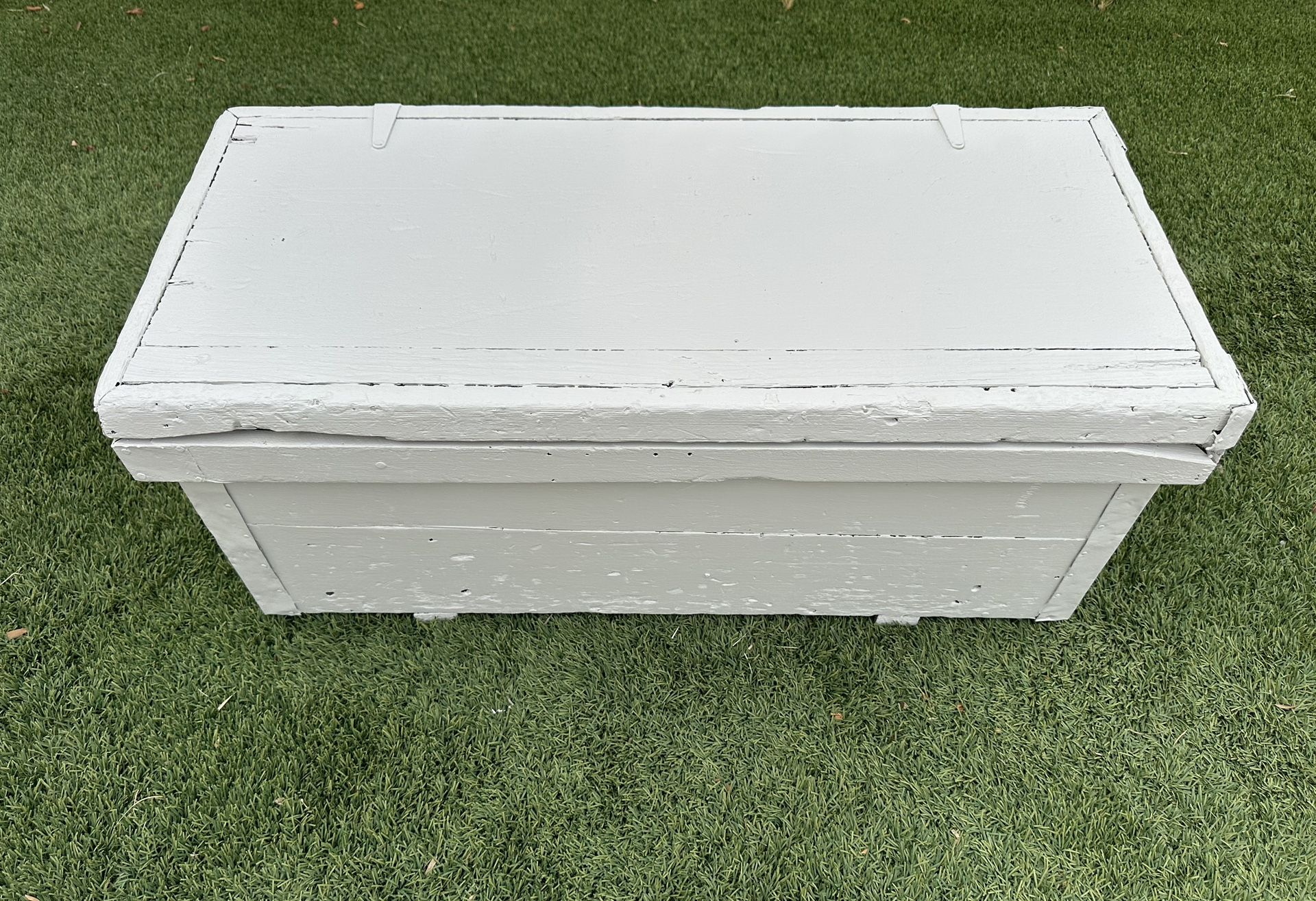 Vintage Storage Box Trunk Chest Indoor or Outdoor Furniture 