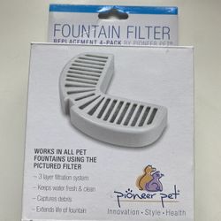 Fountain Filter-Replacement 4 pack 