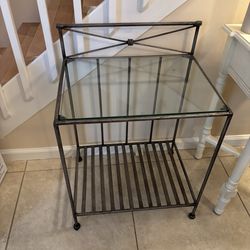Pier 1 wrought iron side table