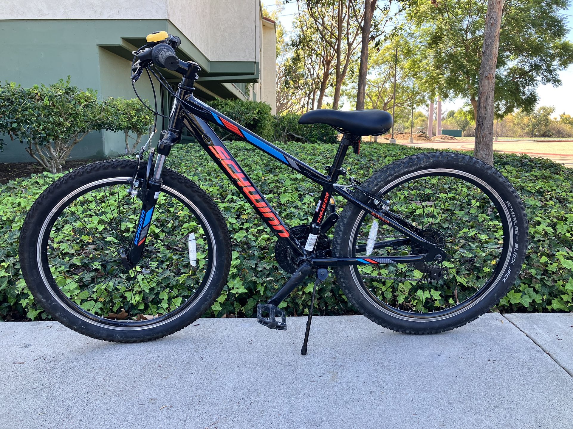 Schwinn trasher kids mountain bike (24” tires)