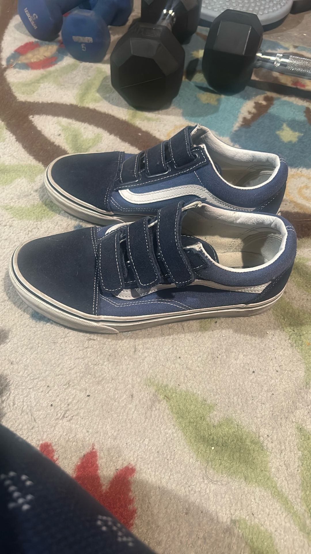 Blue Vans Size 7